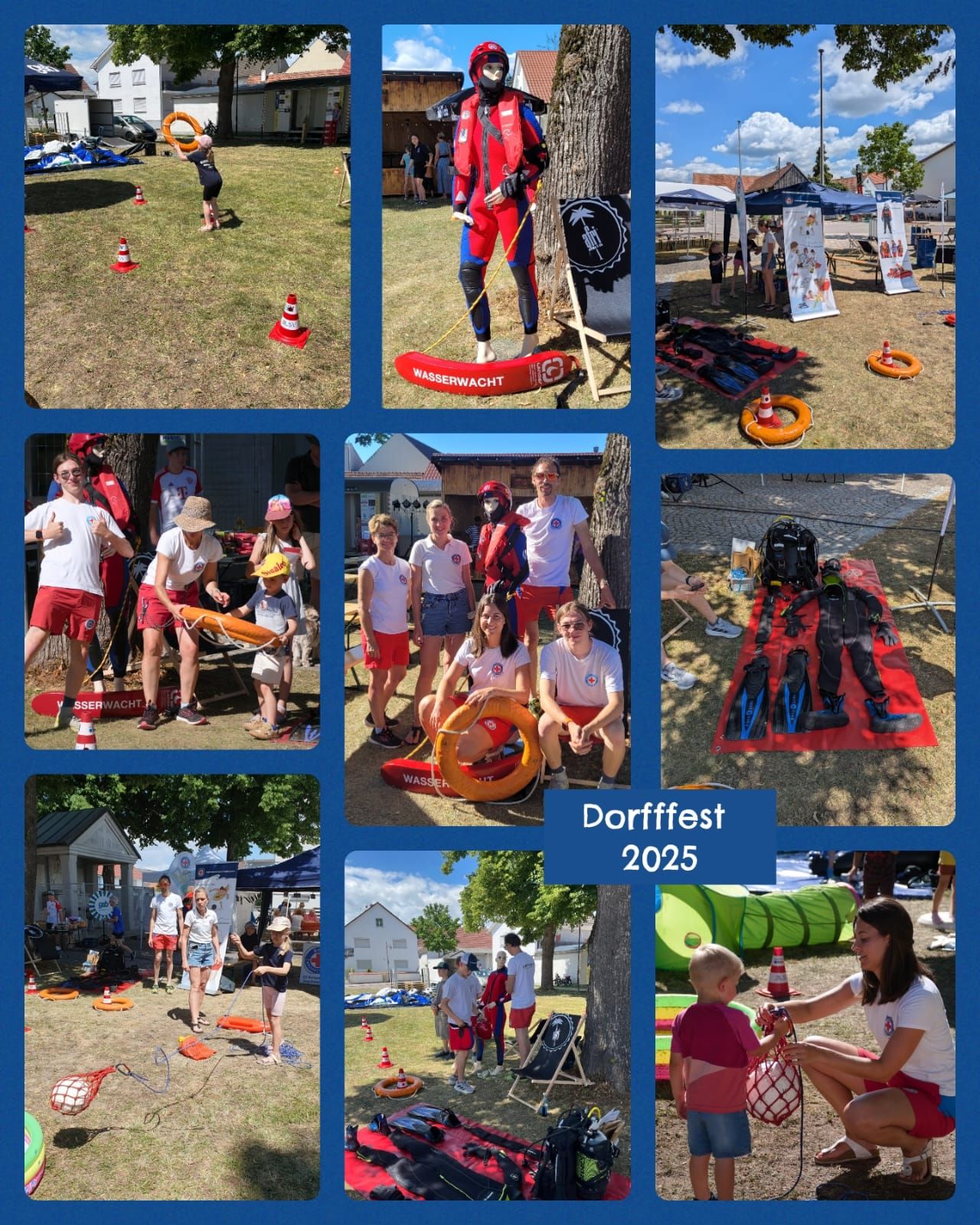 Bildercollage vom Dorffest Baar-Ebenhausen