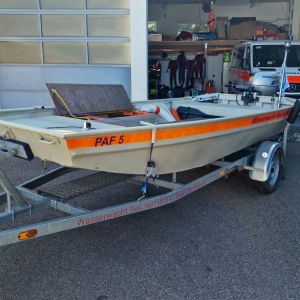 Motorboot unserer Ortsgruppe